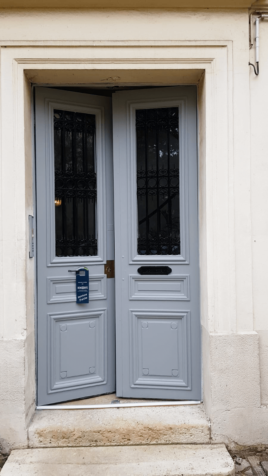 rénovation porte entrée ancienne Paris Renoporte