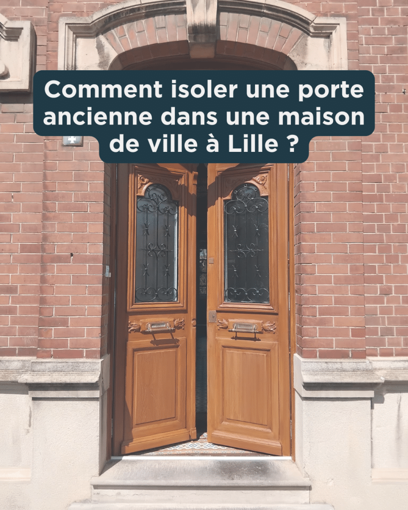 porte en bois lilloise double ventaux
