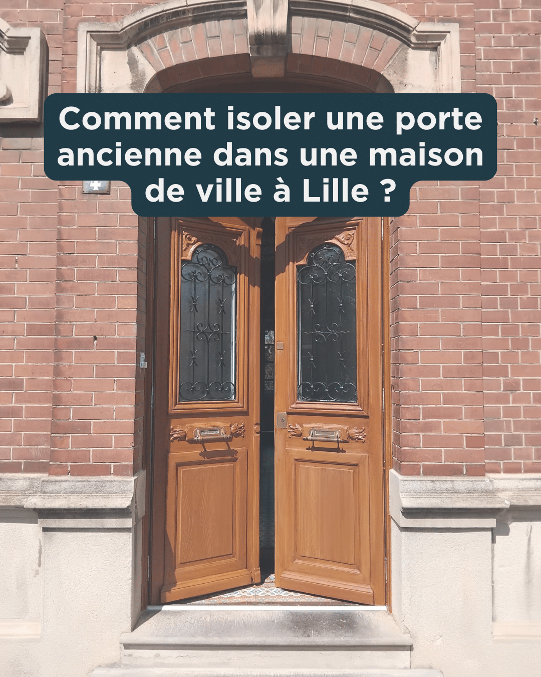 porte en bois lilloise double ventaux